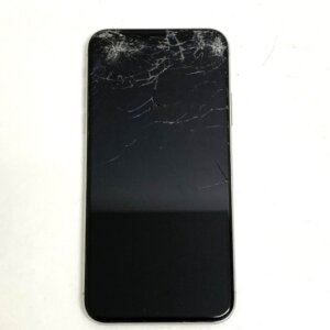 【iPhoneX 液晶交換】大きく割れて映らなくなった画面を修理！｜伊勢崎市宮子町