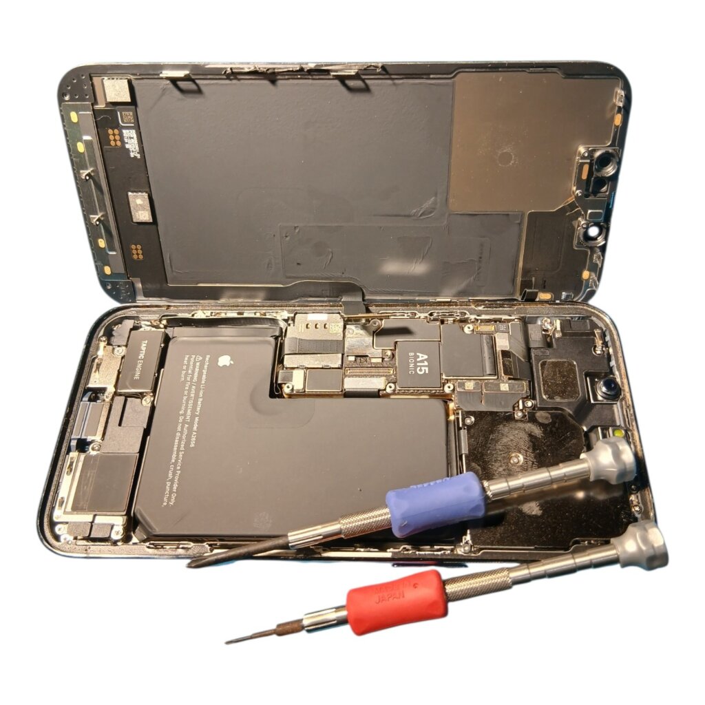【充電の減りが早い】【即日修理】iPhone14proMaxバッテリー交換修理・八戸市より来店