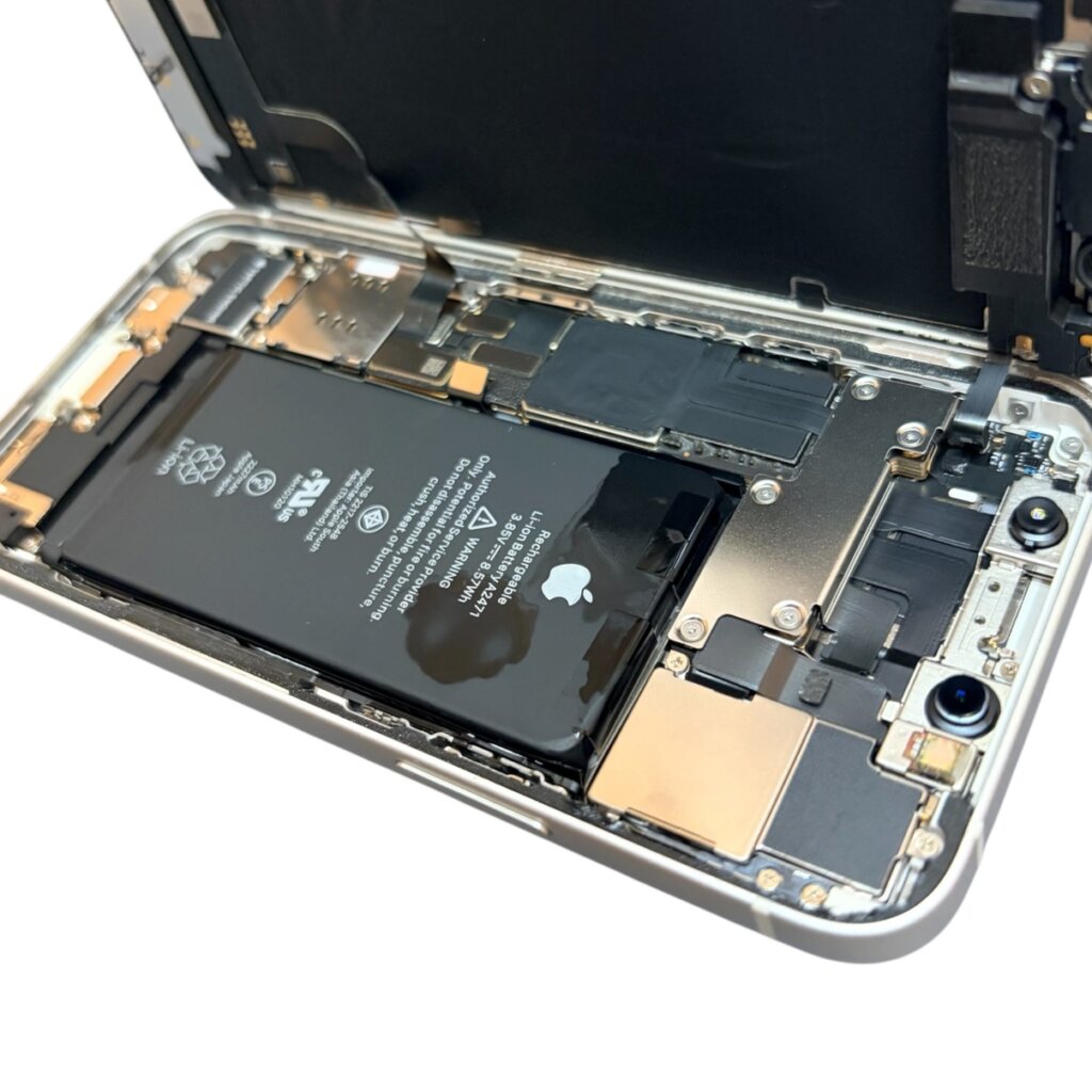 伊達市 iPhone 12 mini 水滴除去・水没初期症状緩和作業
