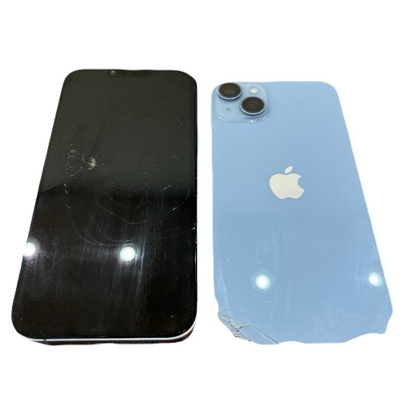 📱【飯能市｜iPhone13 mini フロント画面割れ・背面パネル割れ】