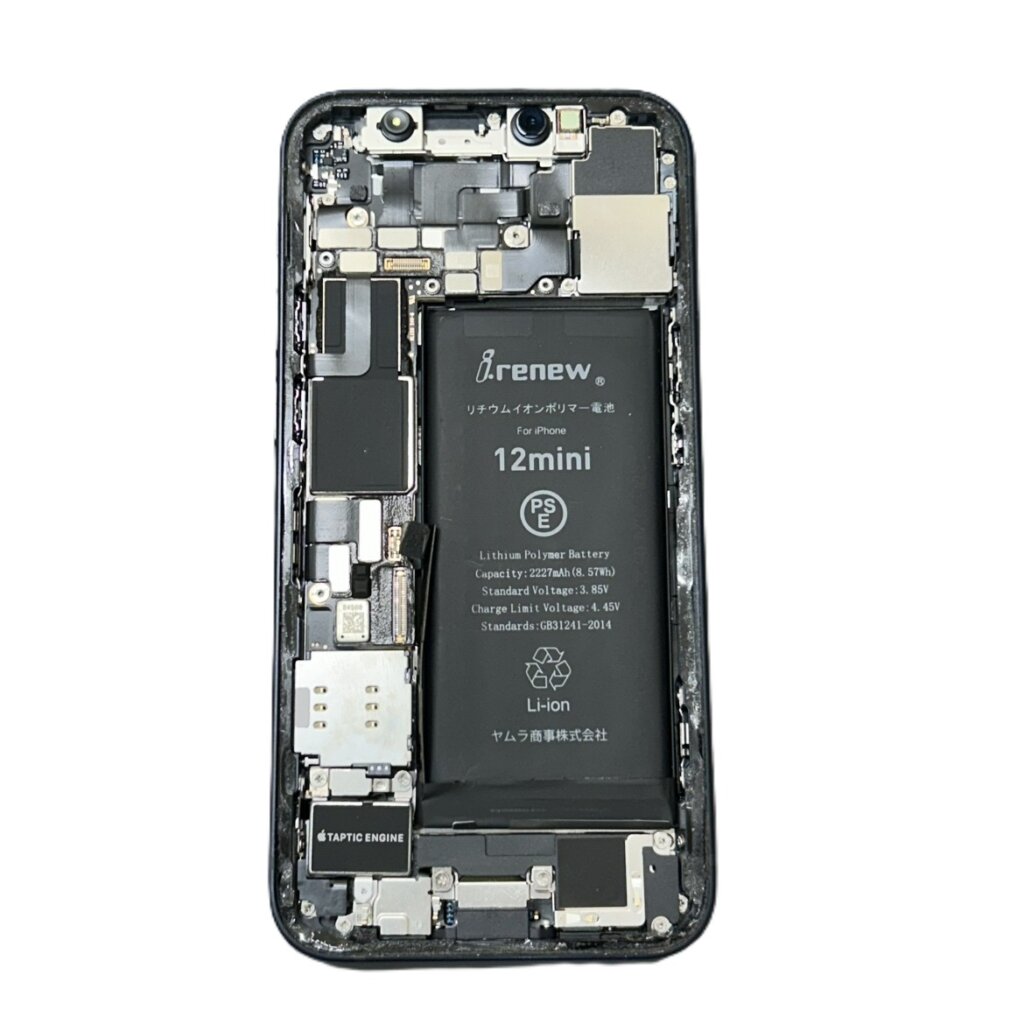iPhone12mini　バッテリー交換