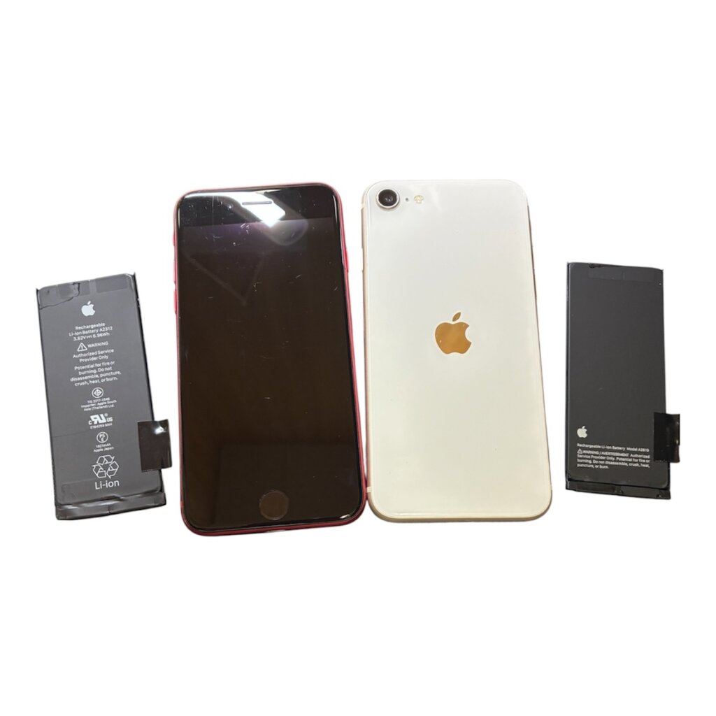 【即日修理】iPhoneSE3とSE2 ２台同時修理 バッテリー交換