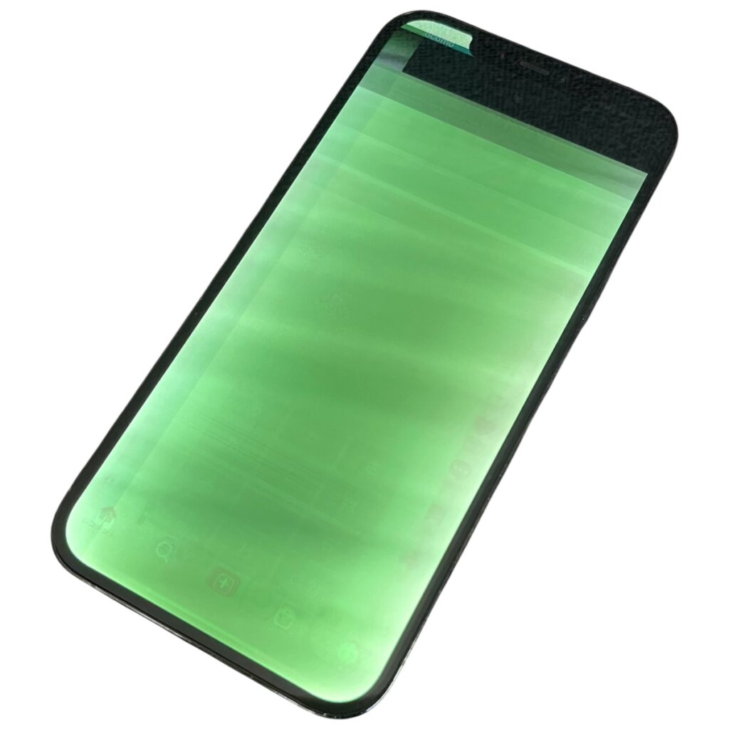 iPhone12ProMaxの画面修理｜画面が緑色に発光・変色した症状も即日復旧