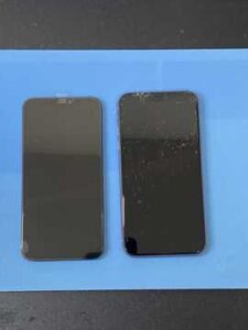 【iPhone11 フロントパネル交換】ひびで見づらい画面を改善！｜伊勢崎市波志江町