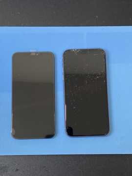 【iPhone11 フロントパネル交換】ひびで見づらい画面を改善！｜伊勢崎市波志江町