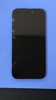 【iPhone15 フロントパネル交換】落下で割れた画面を新品パネルで改善！｜伊勢崎市赤堀今井町
